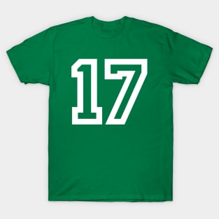 Sports Shirt #17 (white letter) T-Shirt